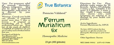 Ferrum Muriaticum 6x (Ferrum Muriaticum 6x 25 Gm V1 9 2013)